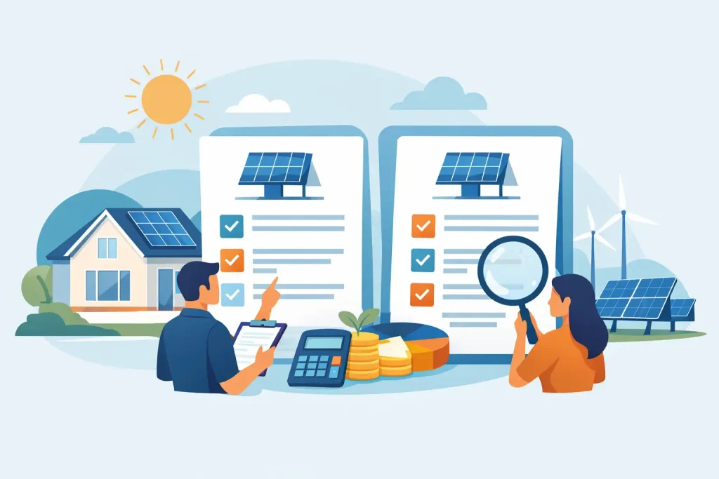 How to Compare Solar Quotations Properly