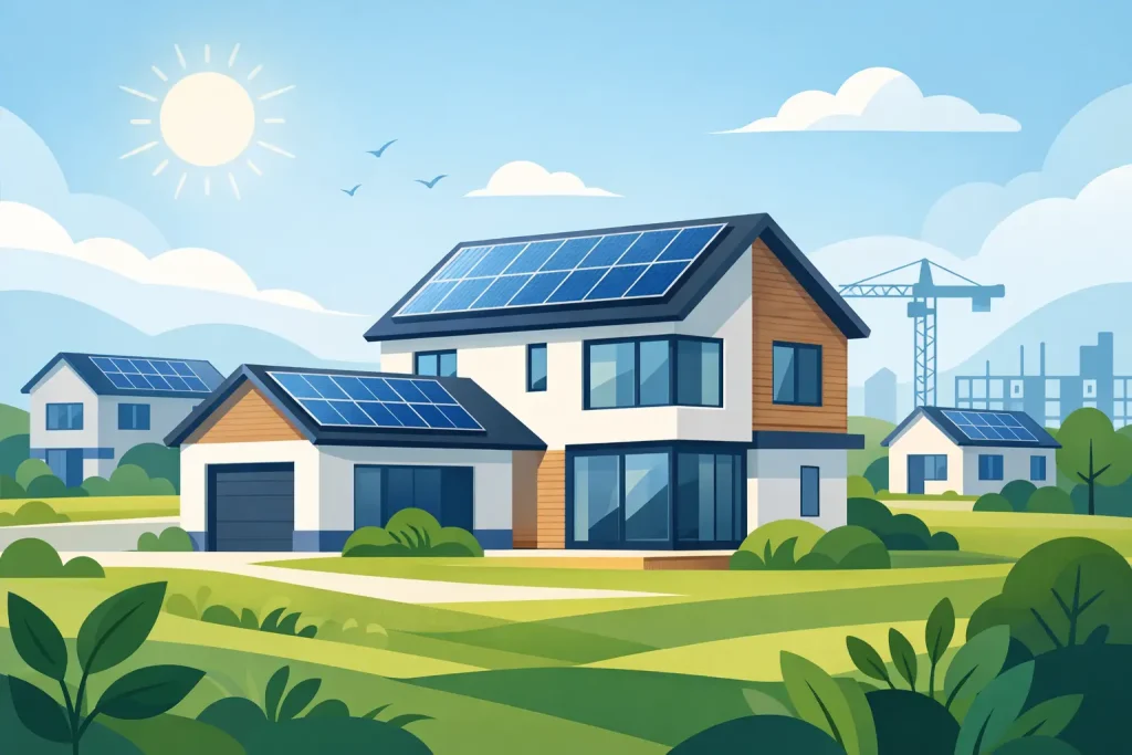 Solar Panels for New Build Homes
