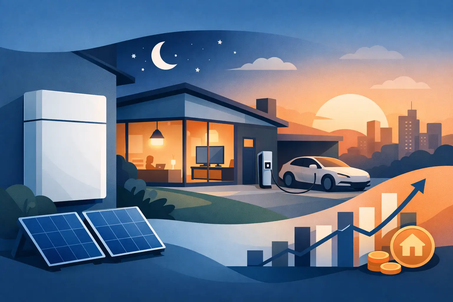Can Battery Storage Cut Evening Bills at Home?