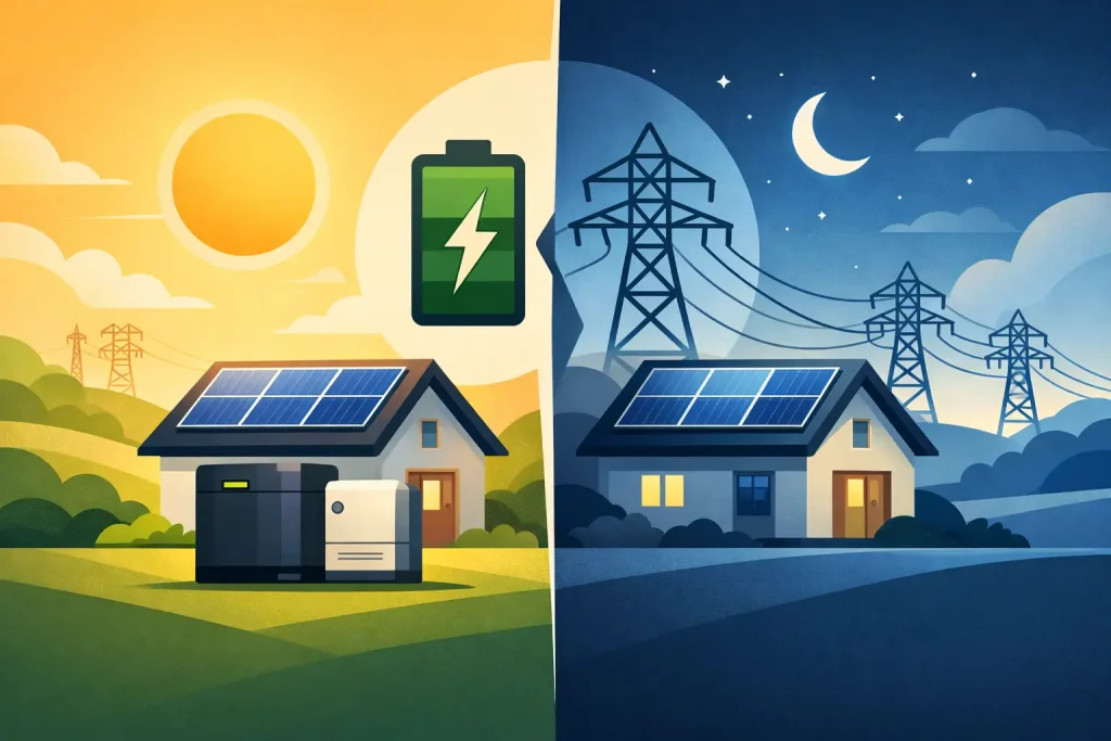 Solar Battery vs No Battery: Which Fits?